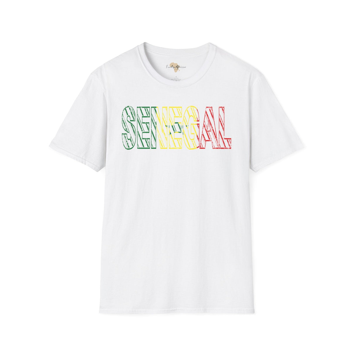 Senegal text unisex softstyle tee Funky African