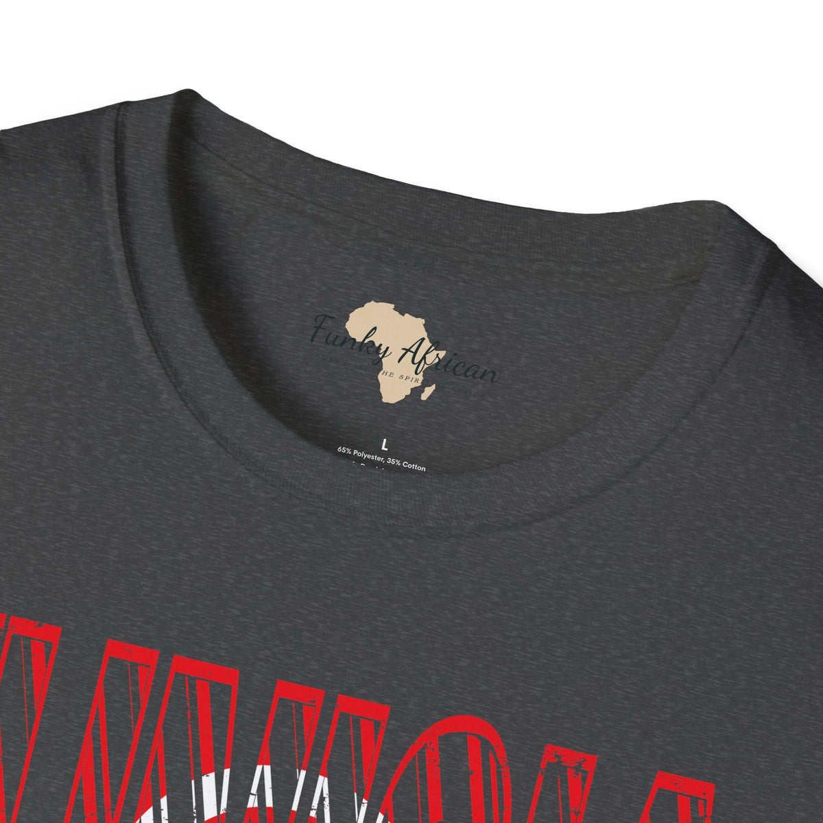 Tunisia text unisex softstyle tee Funky African