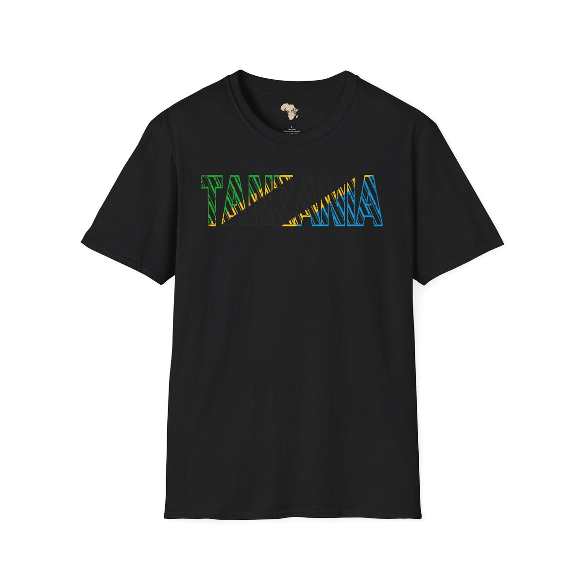 Tanzania text unisex softstyle tee Funky African