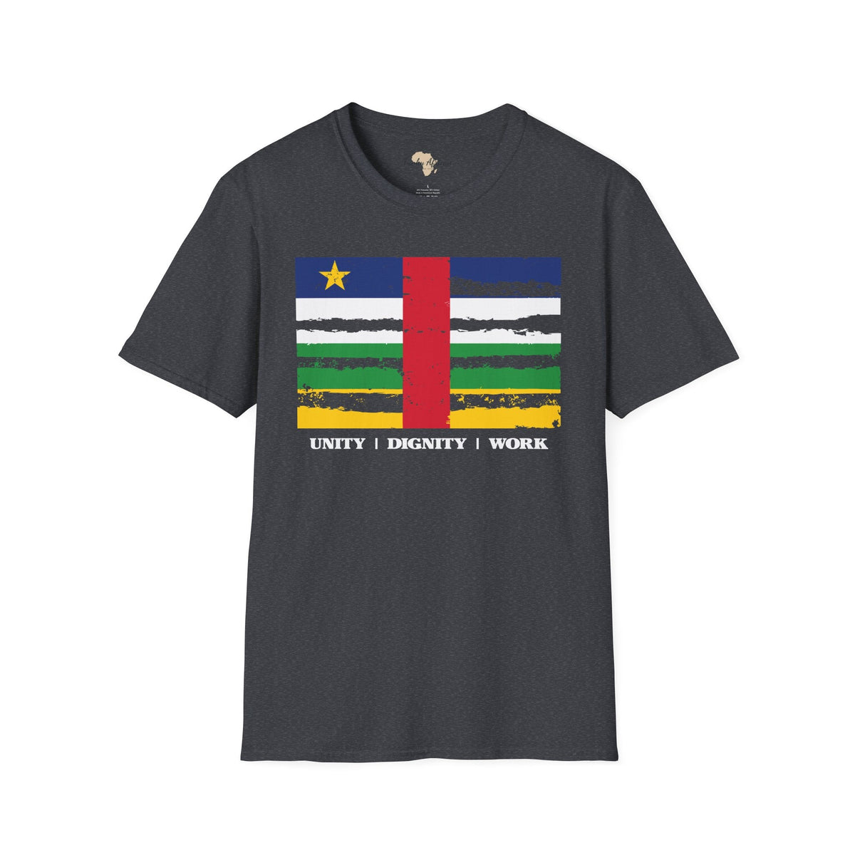 Central African Republic strip unisex softstyle tee Funky African