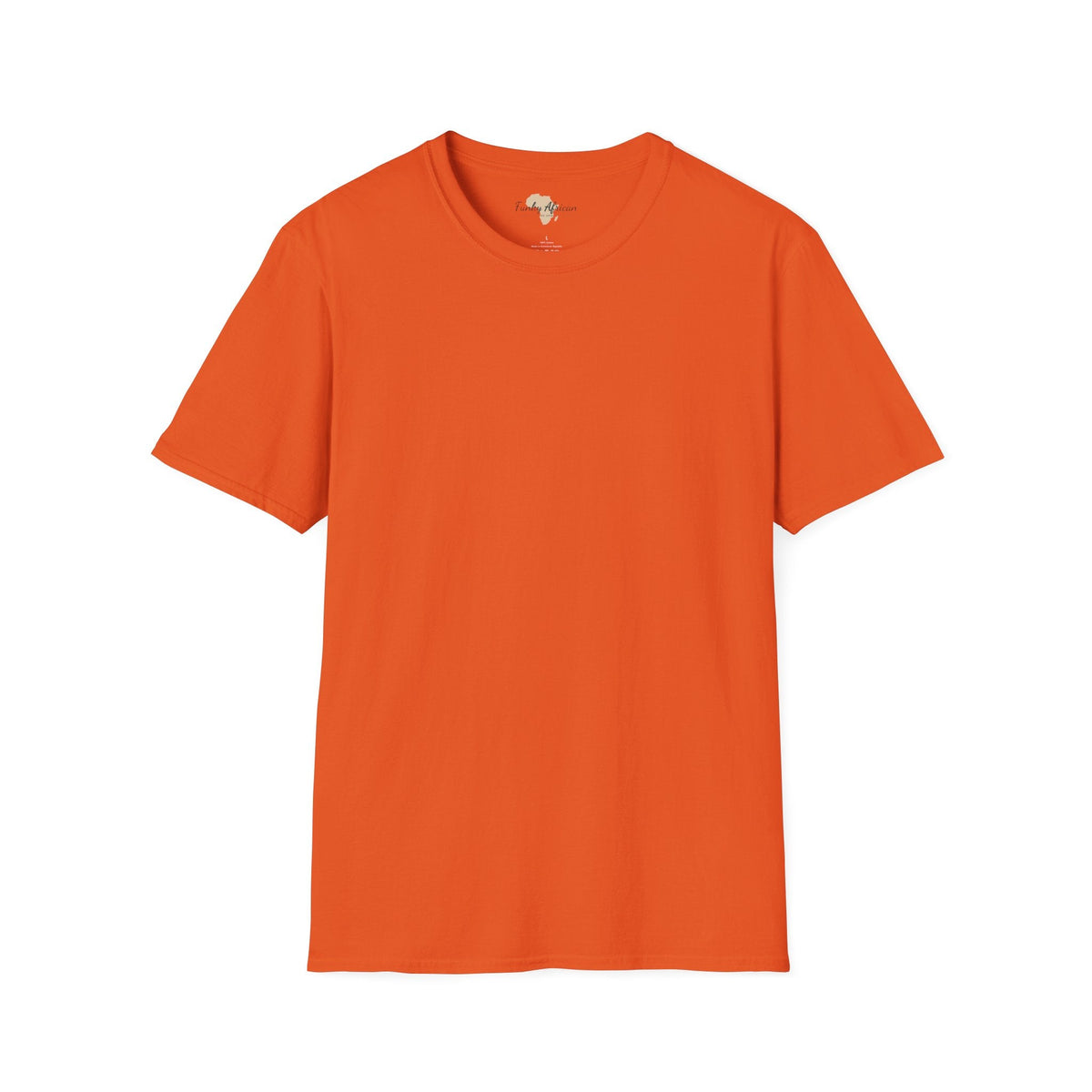 Blank unisex softstyle tee Funky African