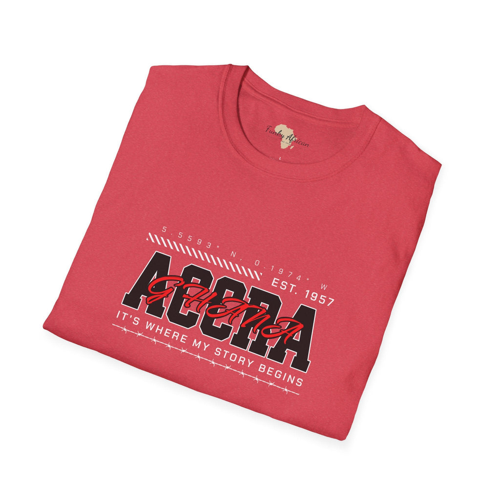 Accra Ghana unisex softstyle tee Funky African