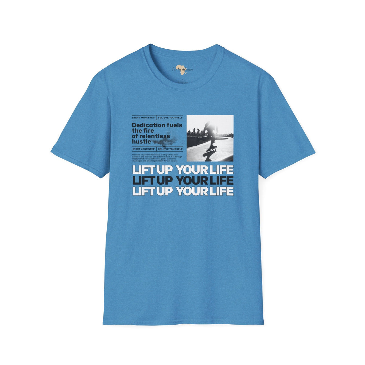 Lift up your life unisex tee Funky African