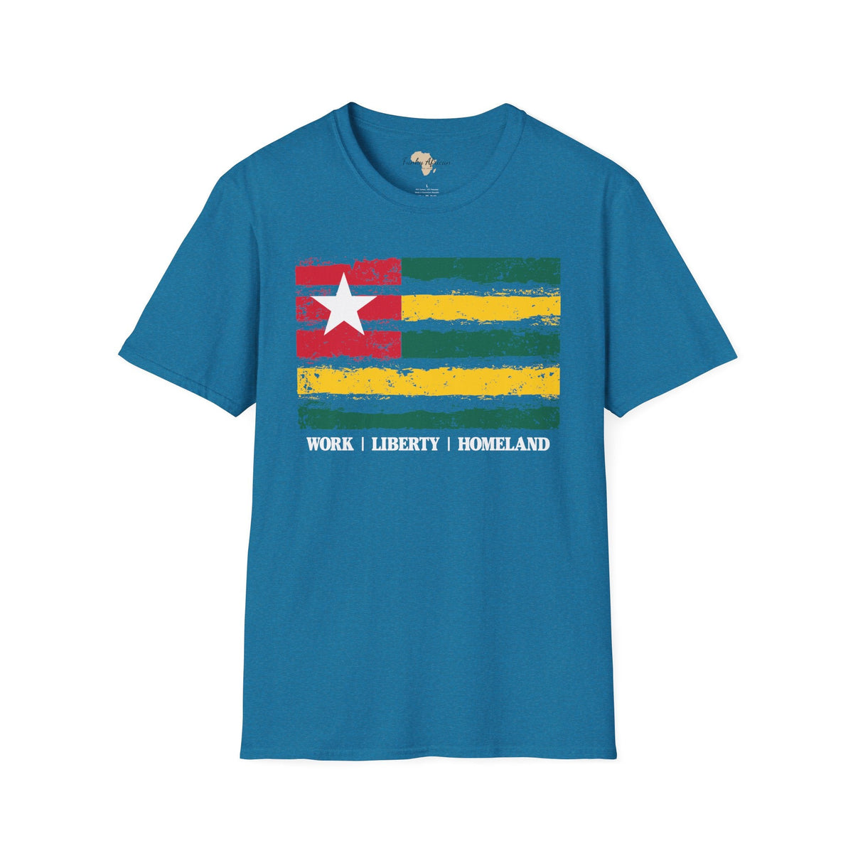 Togo strip unisex softstyle tee Funky African