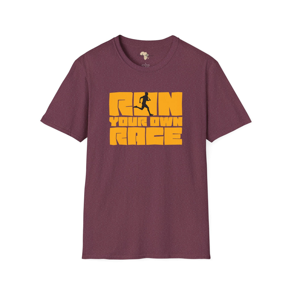Run your own race unisex softstyle tee Funky African