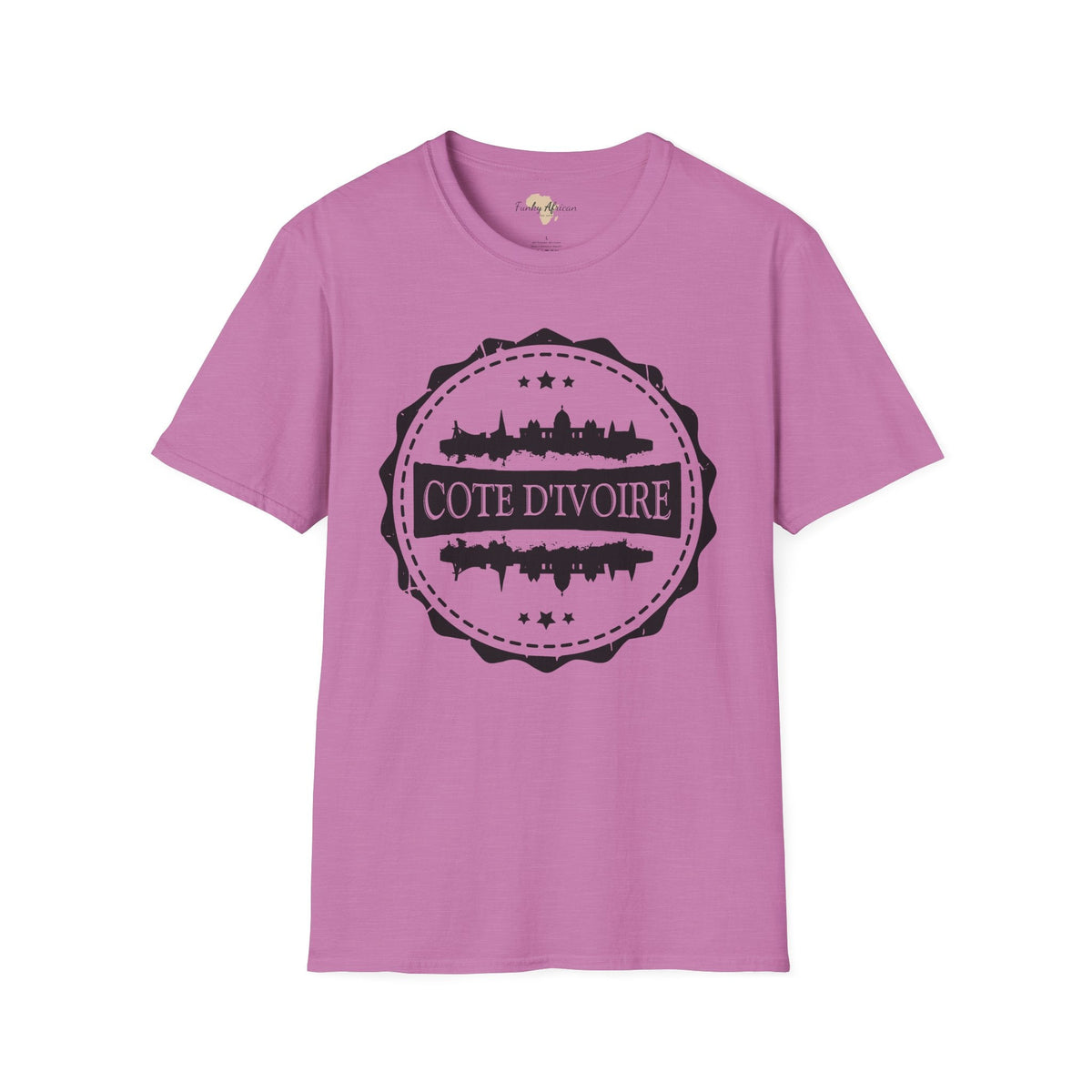 Côte d'Ivoire Stamp unisex tee Funky African