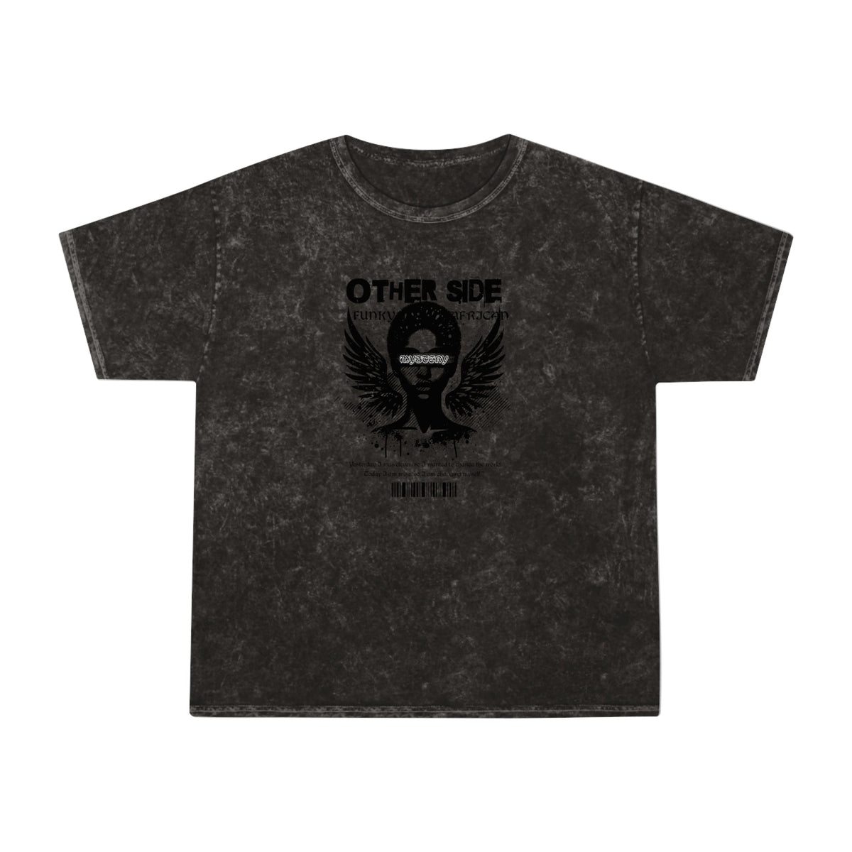 Other side unisex wash tee Funky African