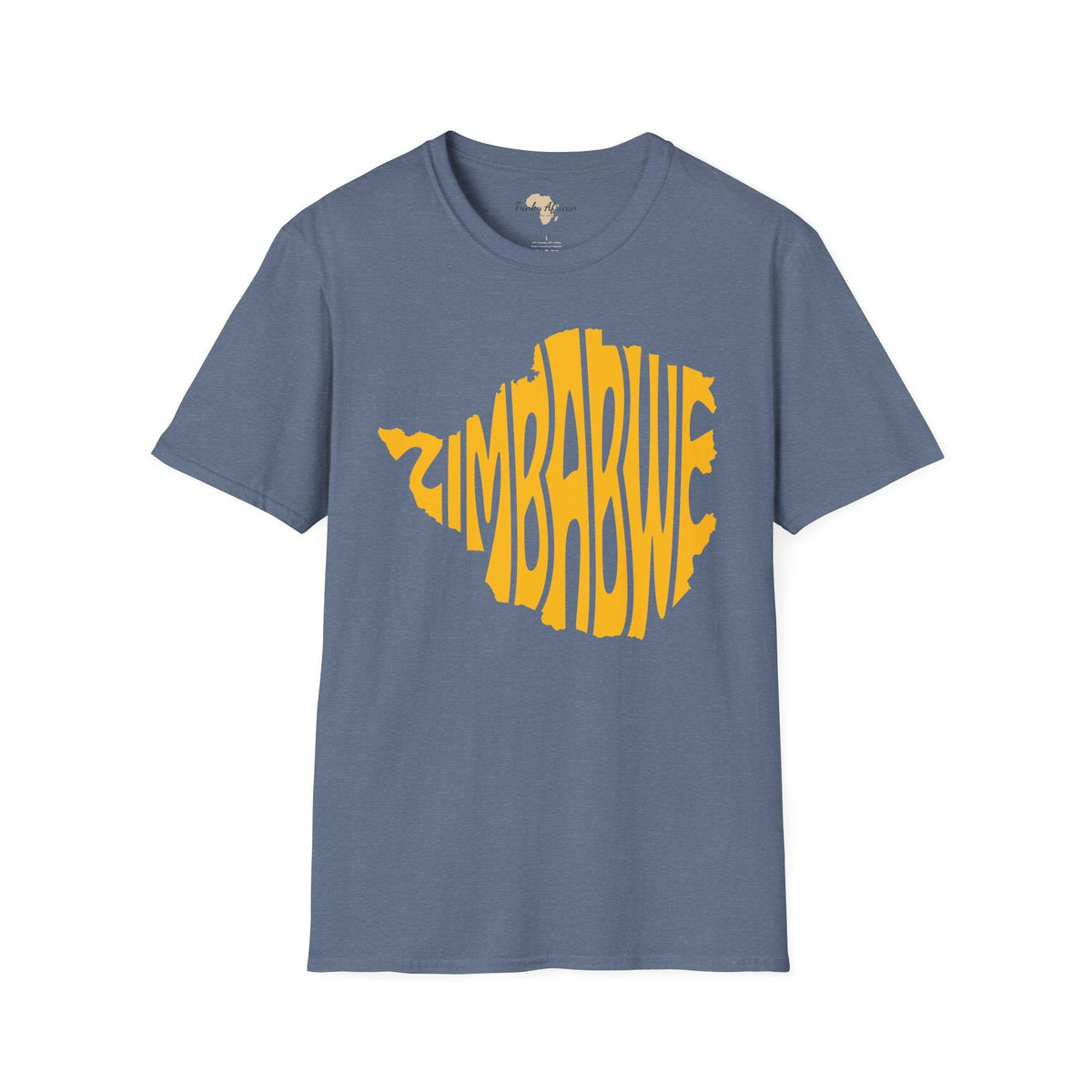 Zimbabwe cut unisex softstyle tee Funky African