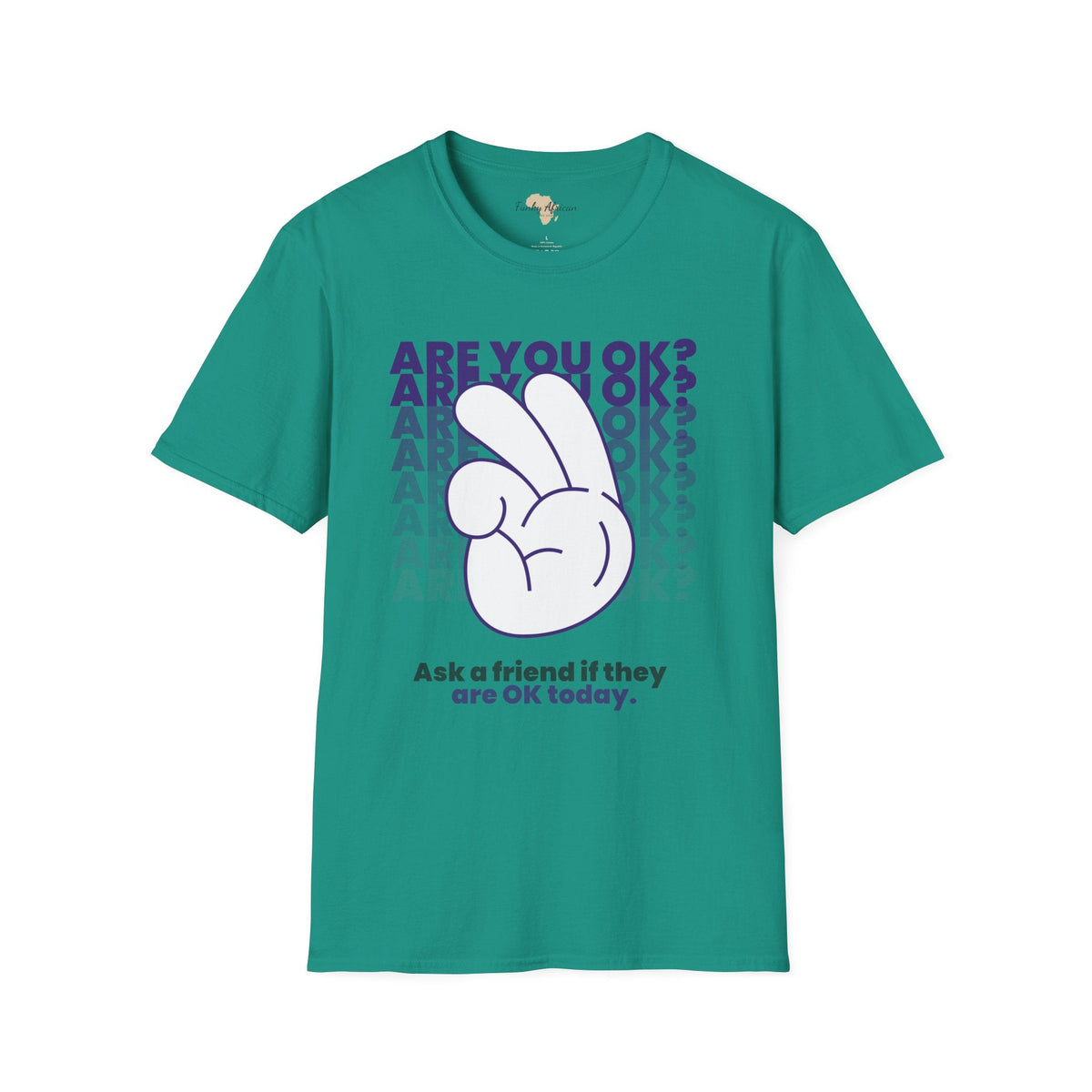 Are you ok unisex softstyle tee Funky African