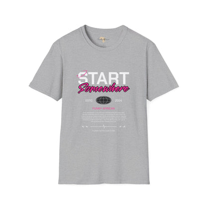 Just start unisex softstyle tee