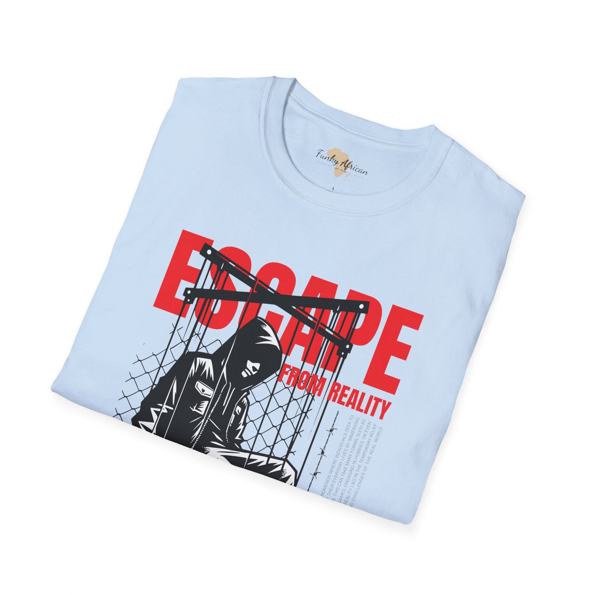 Escape from reality unisex softstyle tee Funky African