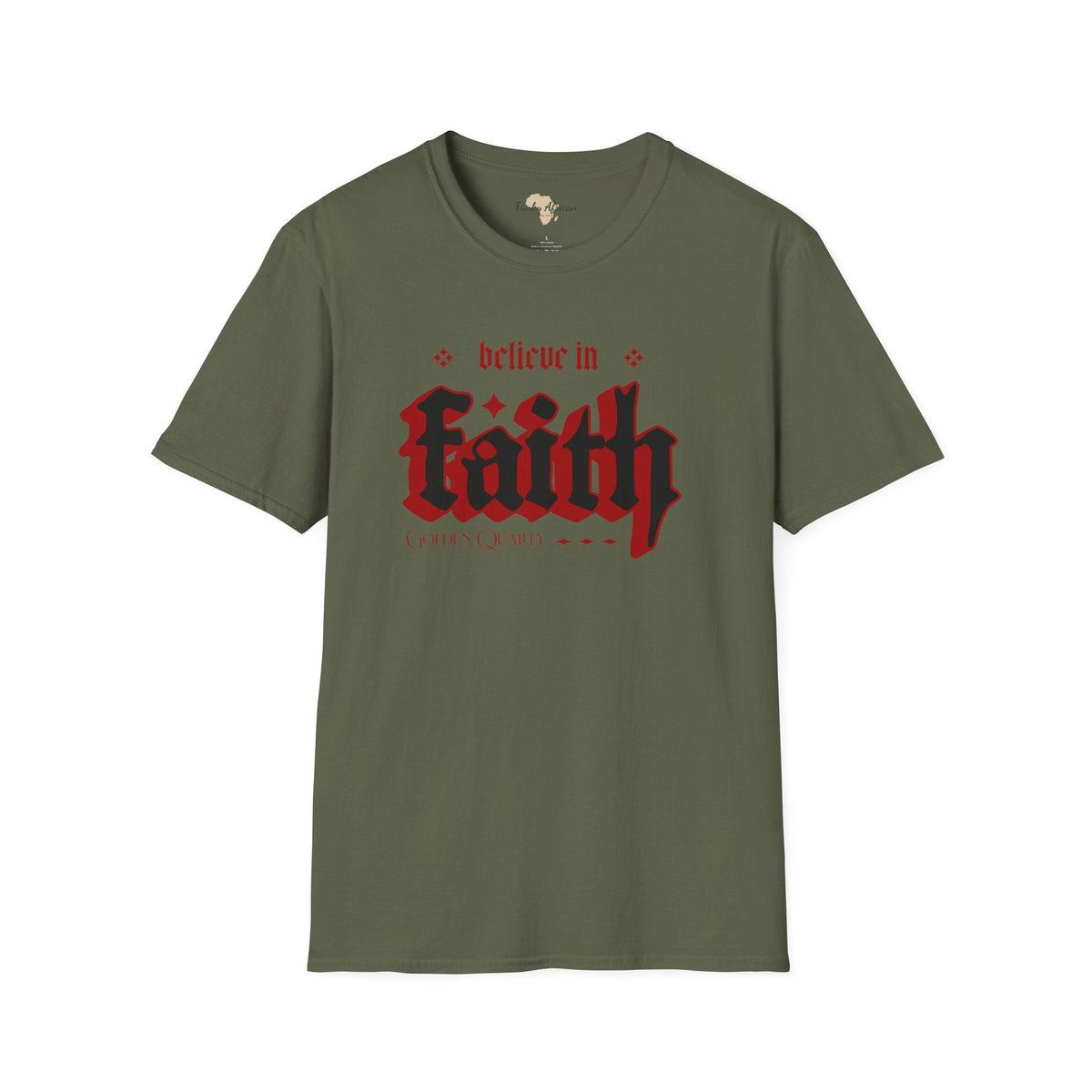 Believe unisex tee Funky African