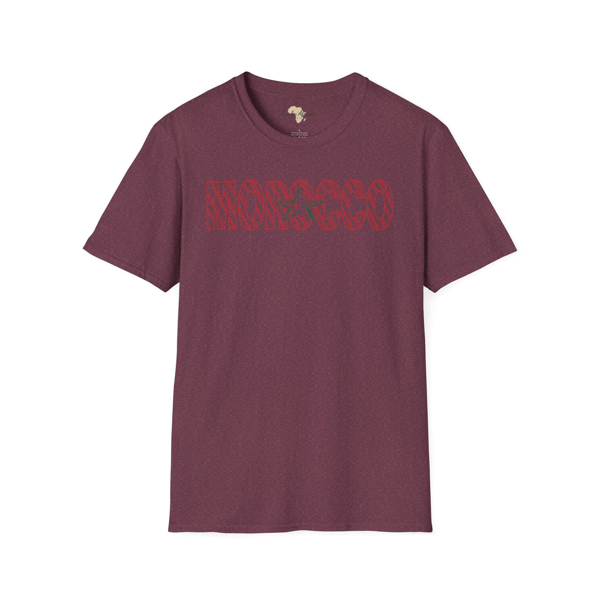 Morocco text unisex softstyle tee Funky African
