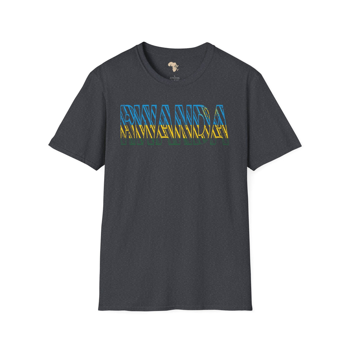 Rwanda text unisex softstyle tee Funky African