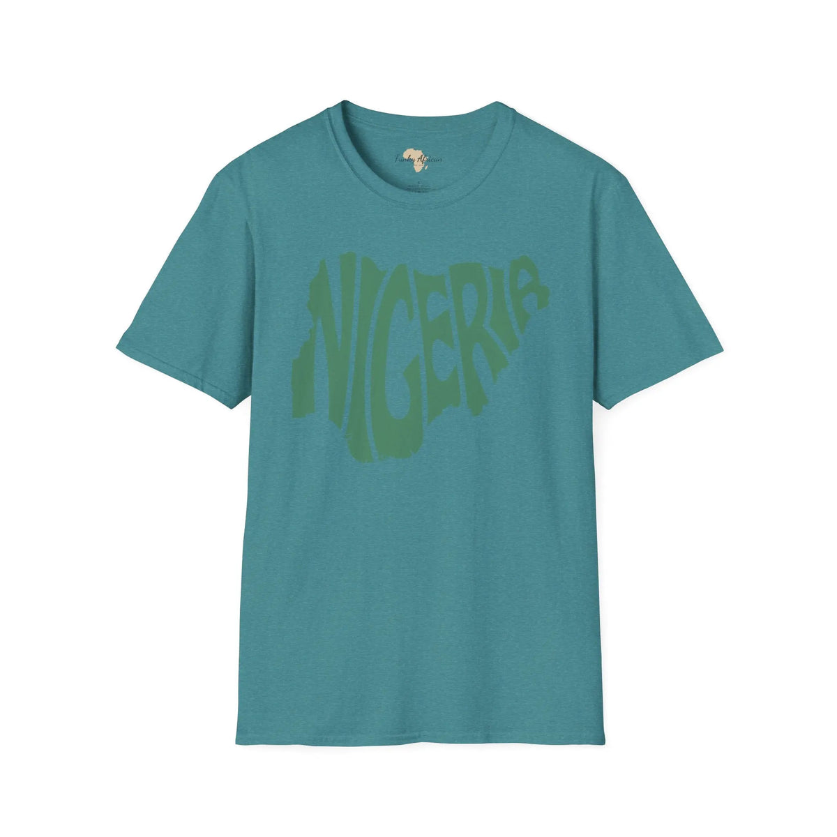 Nigeria cut unisex softstyle tee Funky African