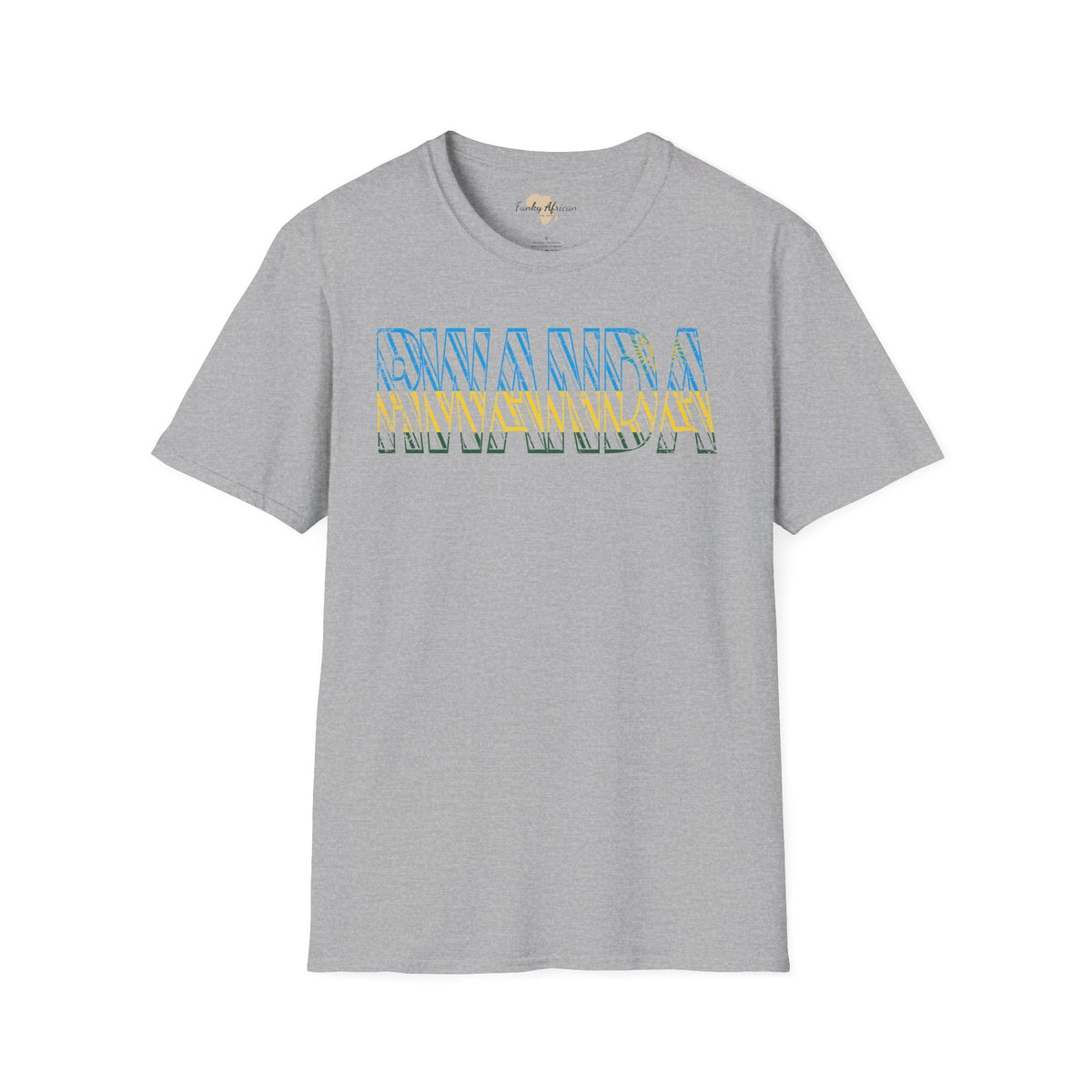 Rwanda text unisex softstyle tee Funky African