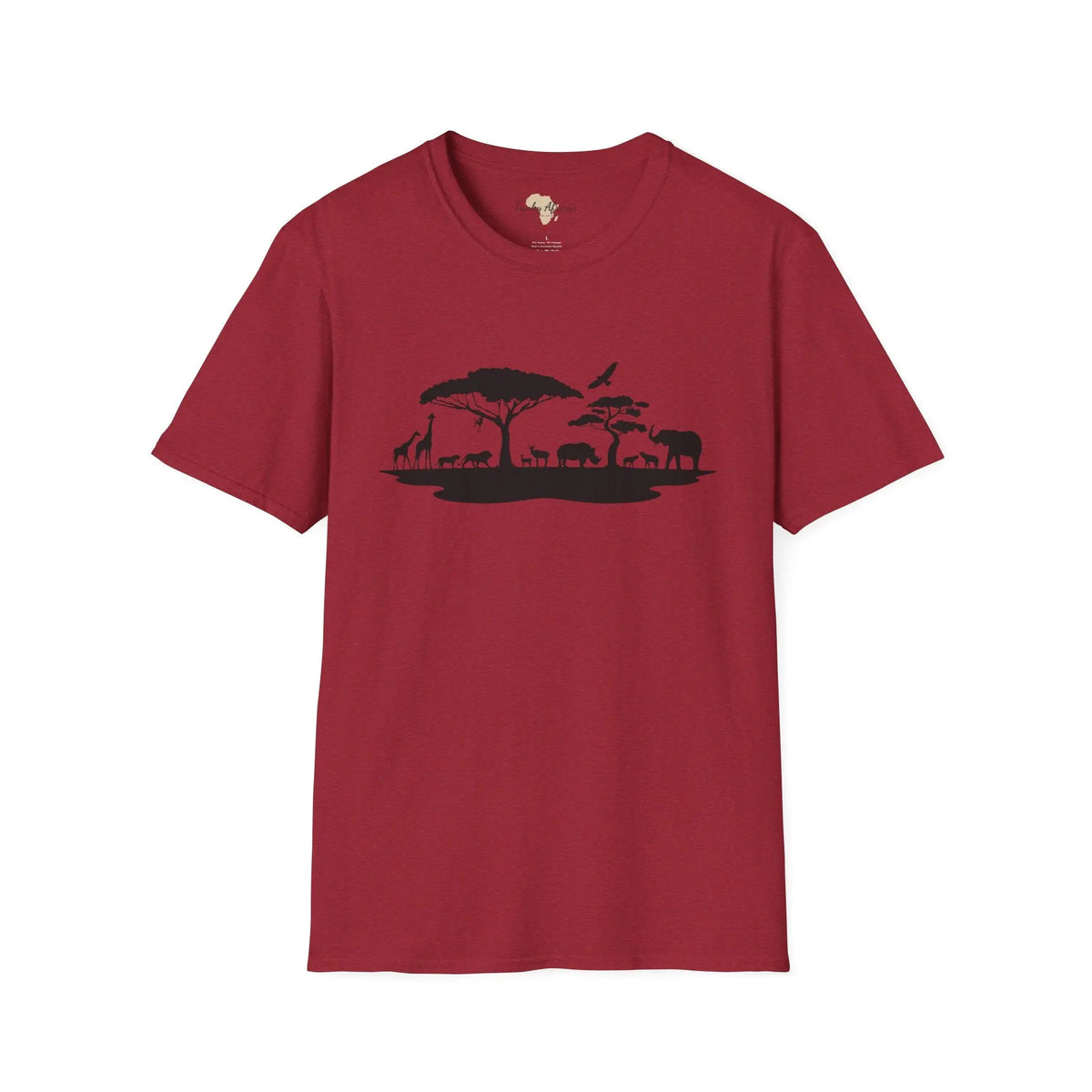 African jungle unisex softstyle tee Funky African