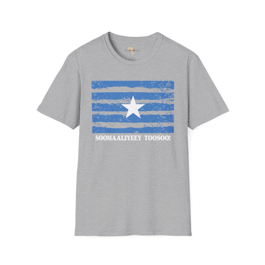 Somalia strip unisex softstyle tee