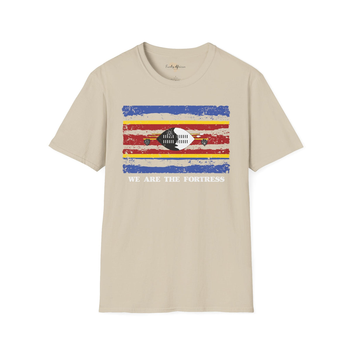 Eswatini strip unisex softstyle tee Funky African