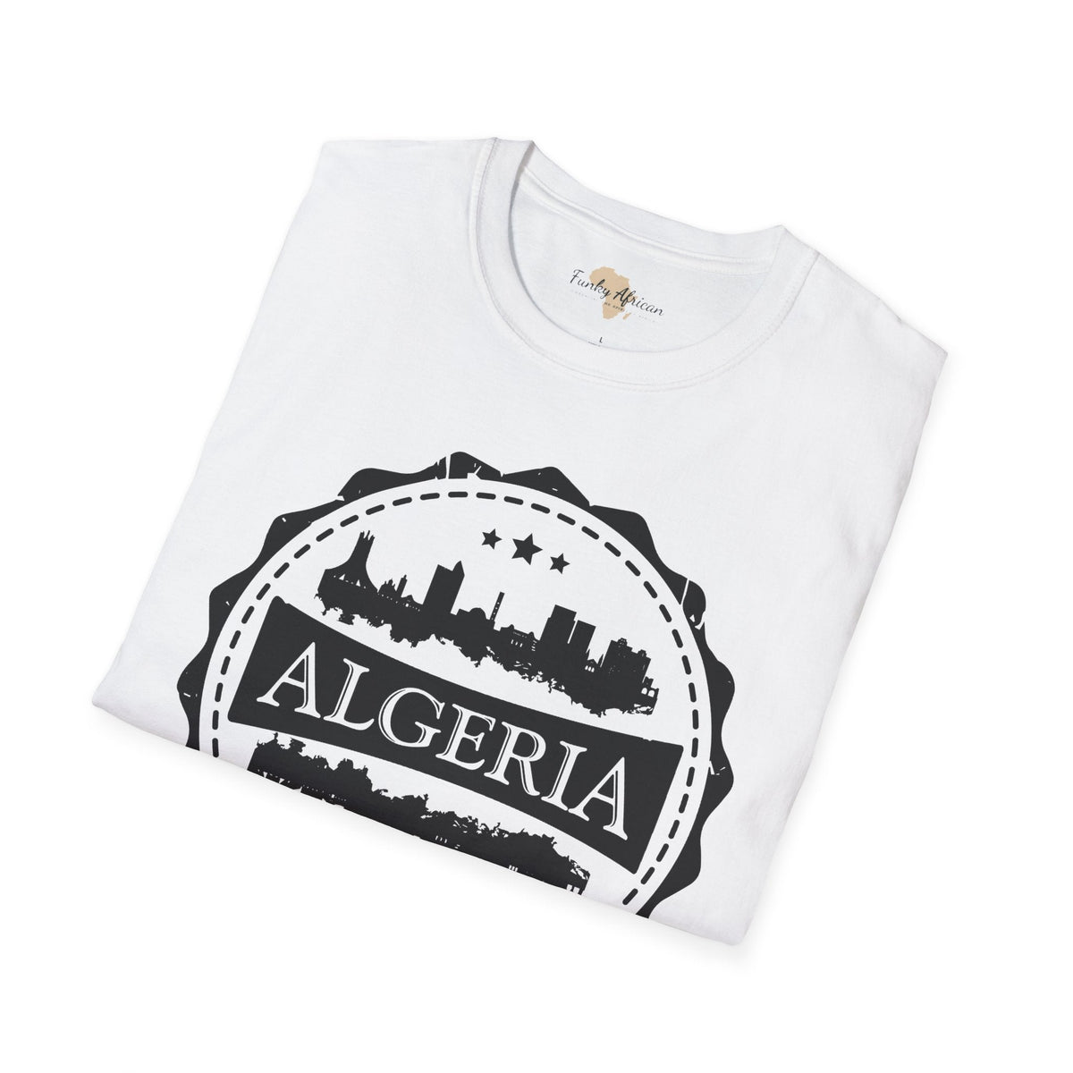 Algeria Stamp unisex tee Funky African