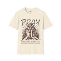 Pray more worry less unisex tee