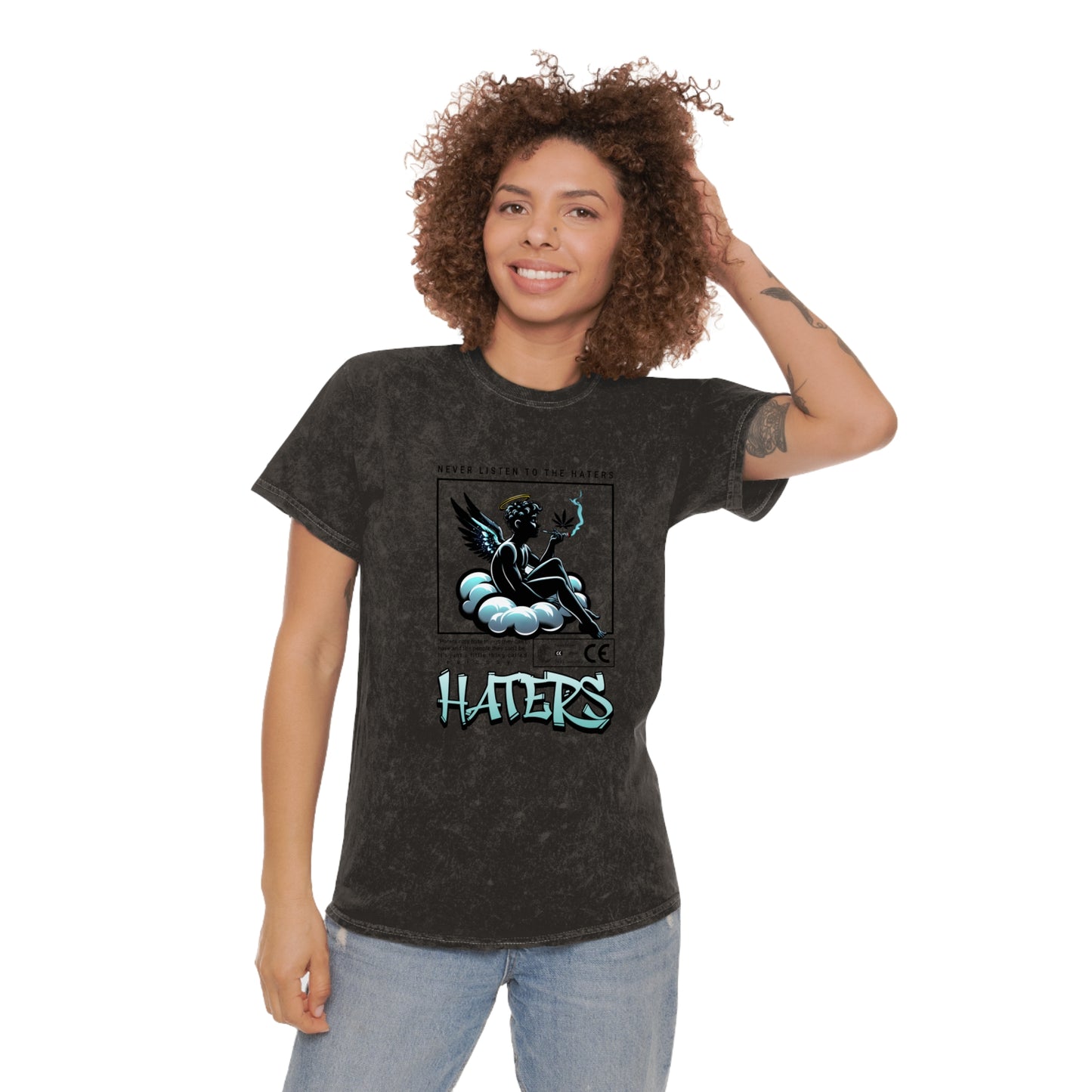 Haters unisex wash tee