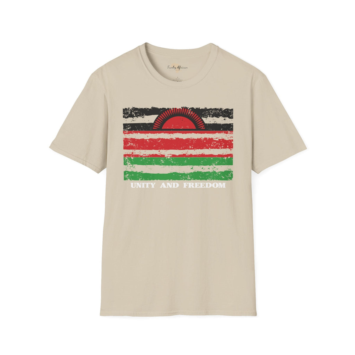 Malawi strip unisex softstyle tee Funky African