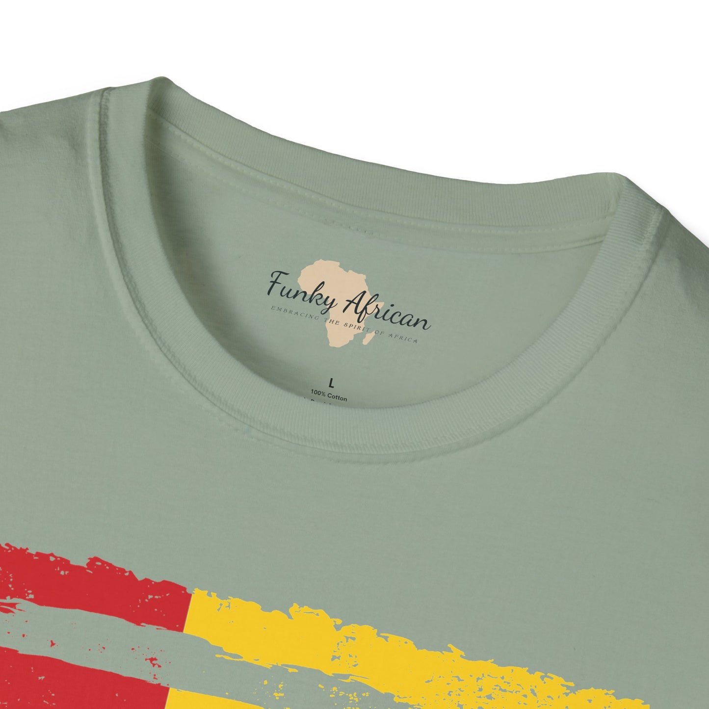 Guinea-Bissau strip unisex softstyle tee