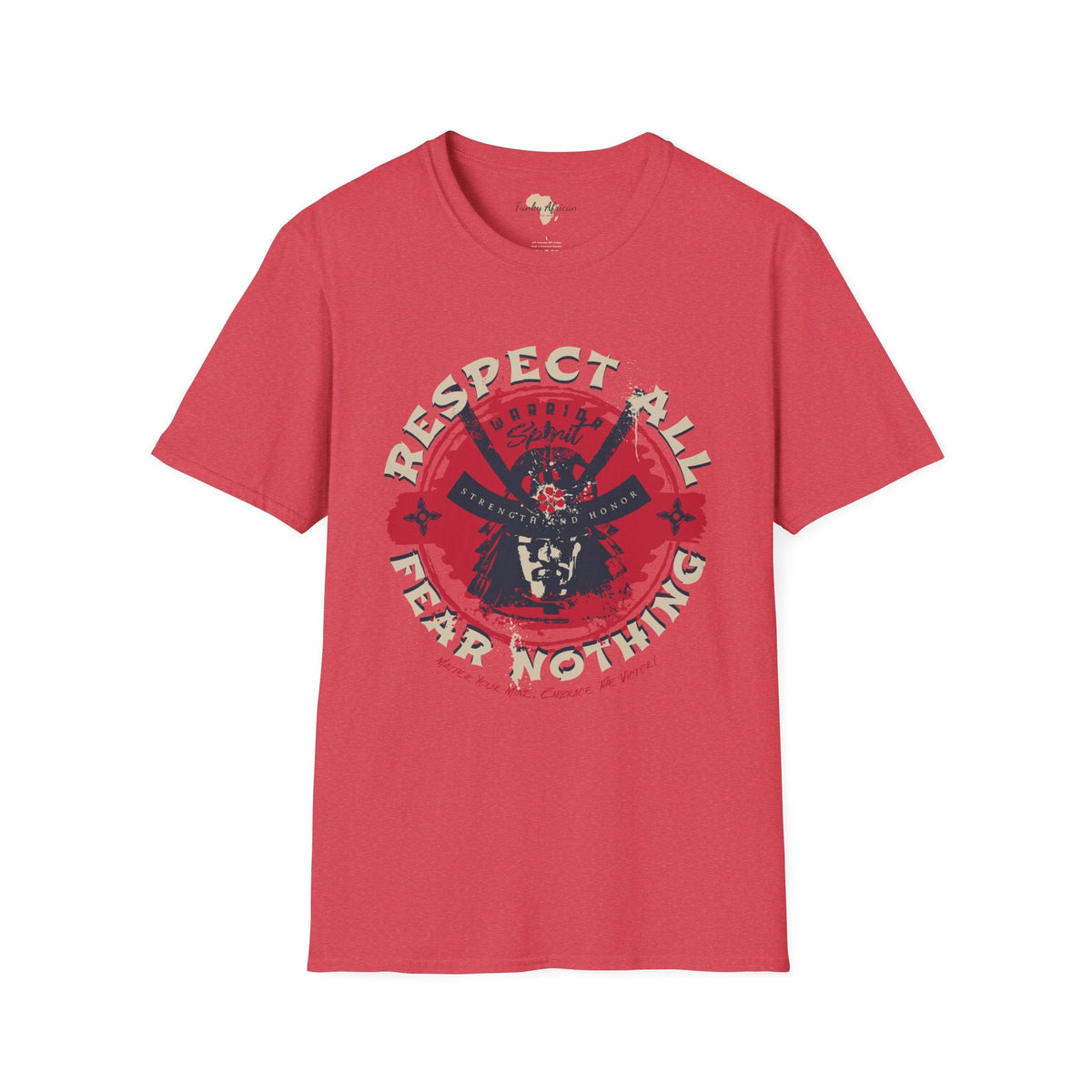 Respect all unisex softstyle tee Funky African