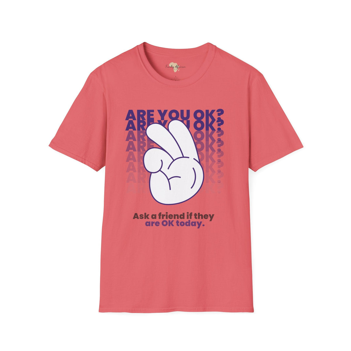 Are you ok unisex softstyle tee Funky African
