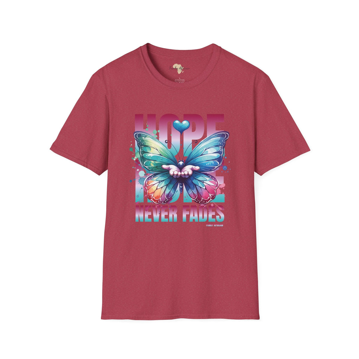 Hope never fails unisex softstyle tee Funky African
