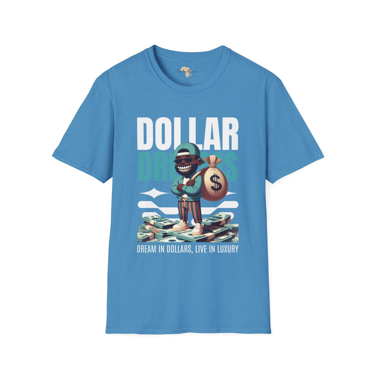 Dream in dollars unisex softstyle tee Funky African