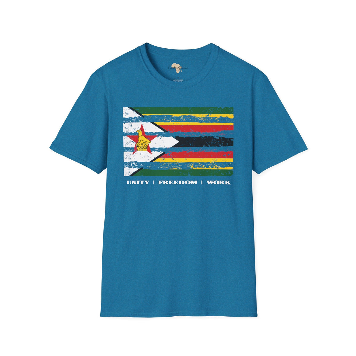 Zimbabwe strip unisex softstyle tee Funky African