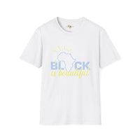 Black is beautiful unisex softstyle tee