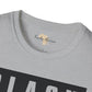 Black mixed with black unisex softstyle tee