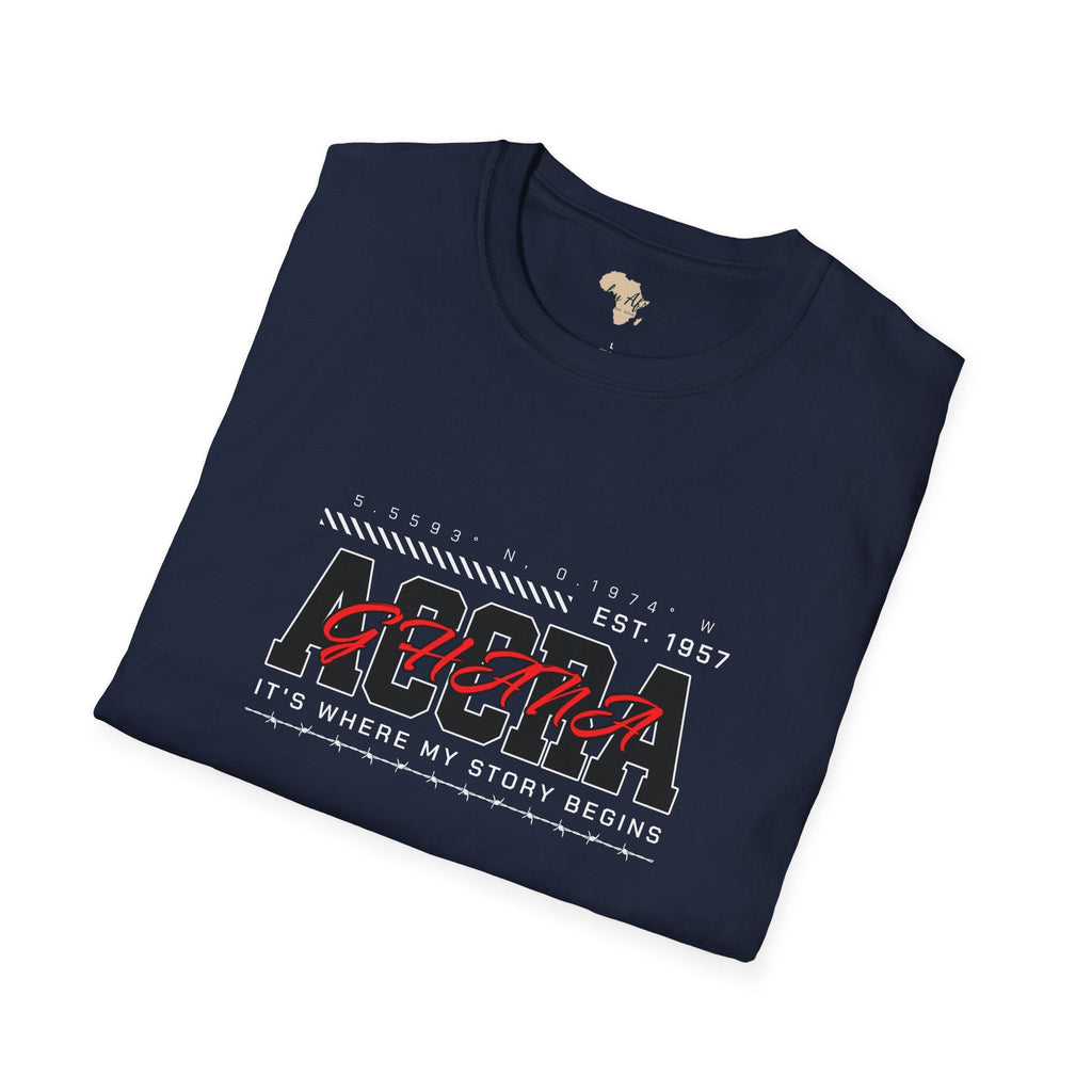 Accra Ghana unisex softstyle tee Funky African