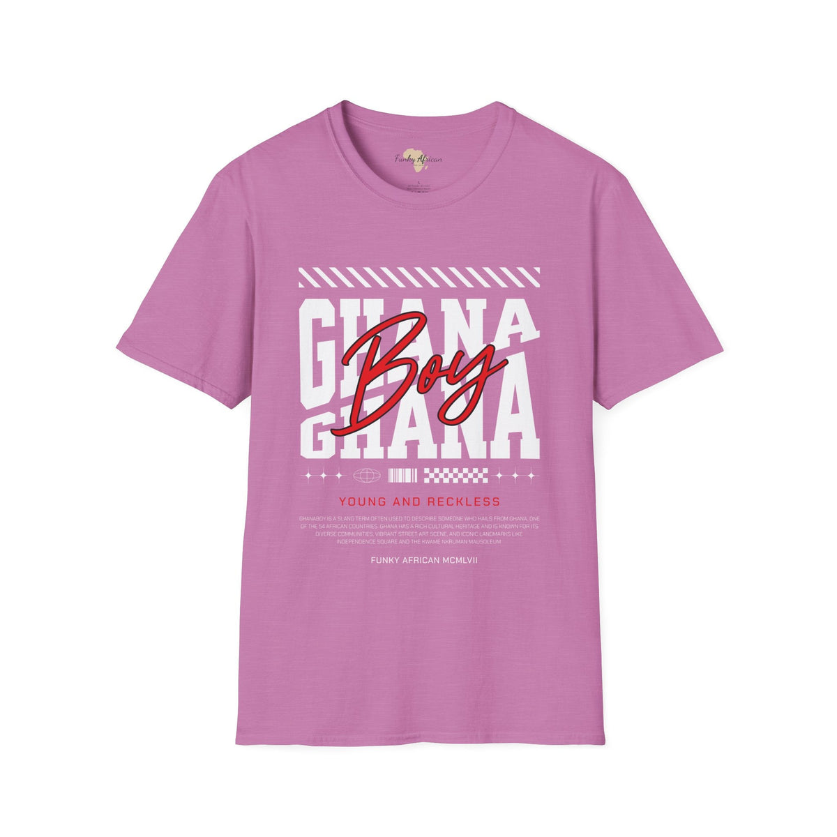 Ghana boy unisex softstyle tee Funky African