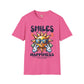 Smiles and happiness unisex softstyle tee