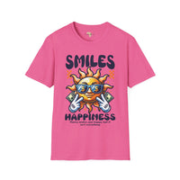 Smiles and happiness unisex softstyle tee