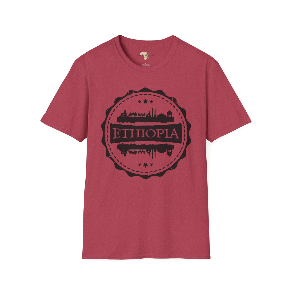 Ethiopia Stamp unisex tee Funky African