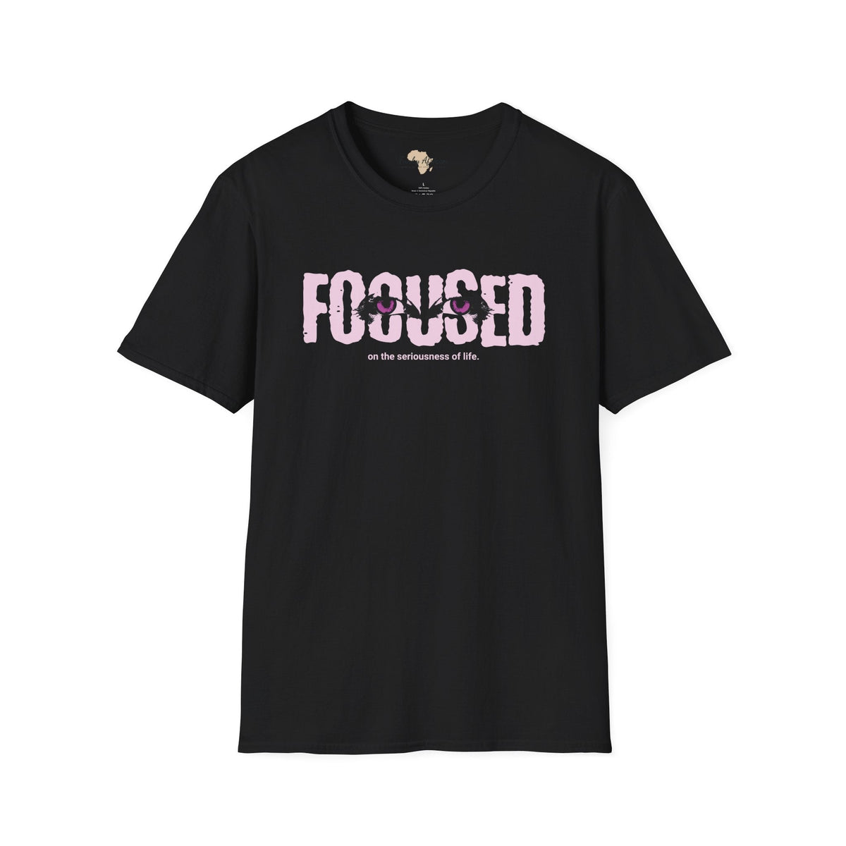 Focused unisex softstyle tee Funky African