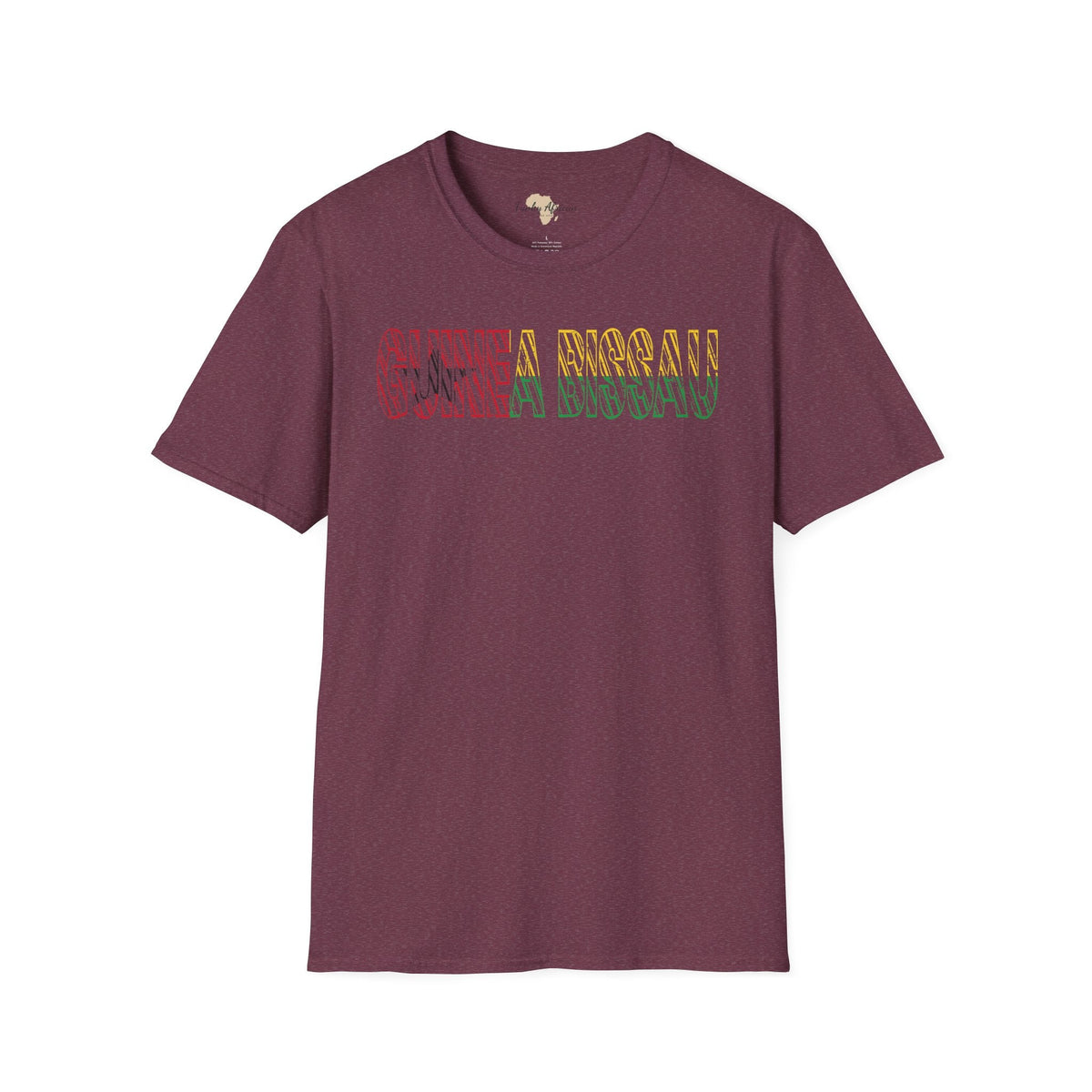 Guinea-Bissau text unisex softstyle tee Funky African