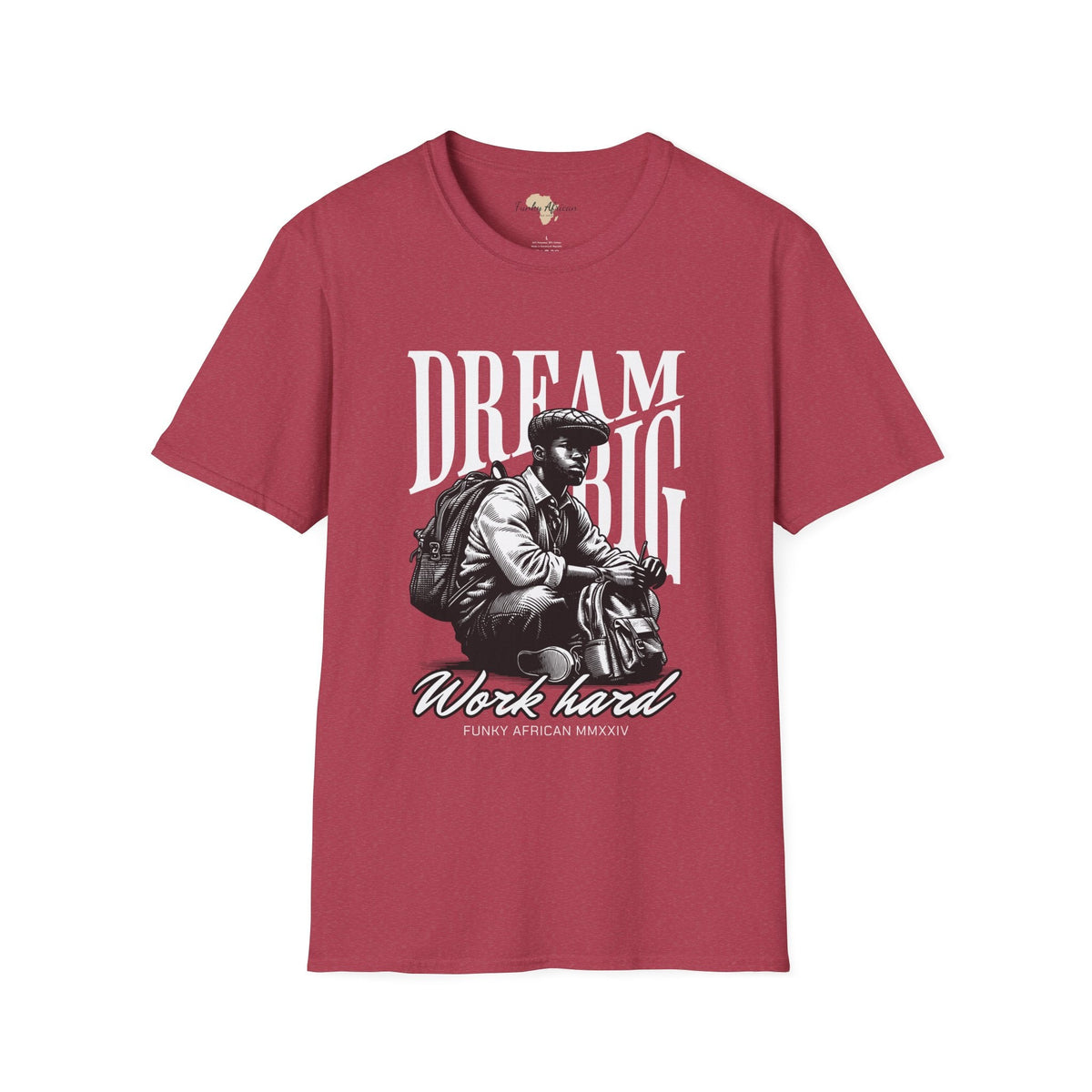 Dream big unisex softstyle tee Funky African