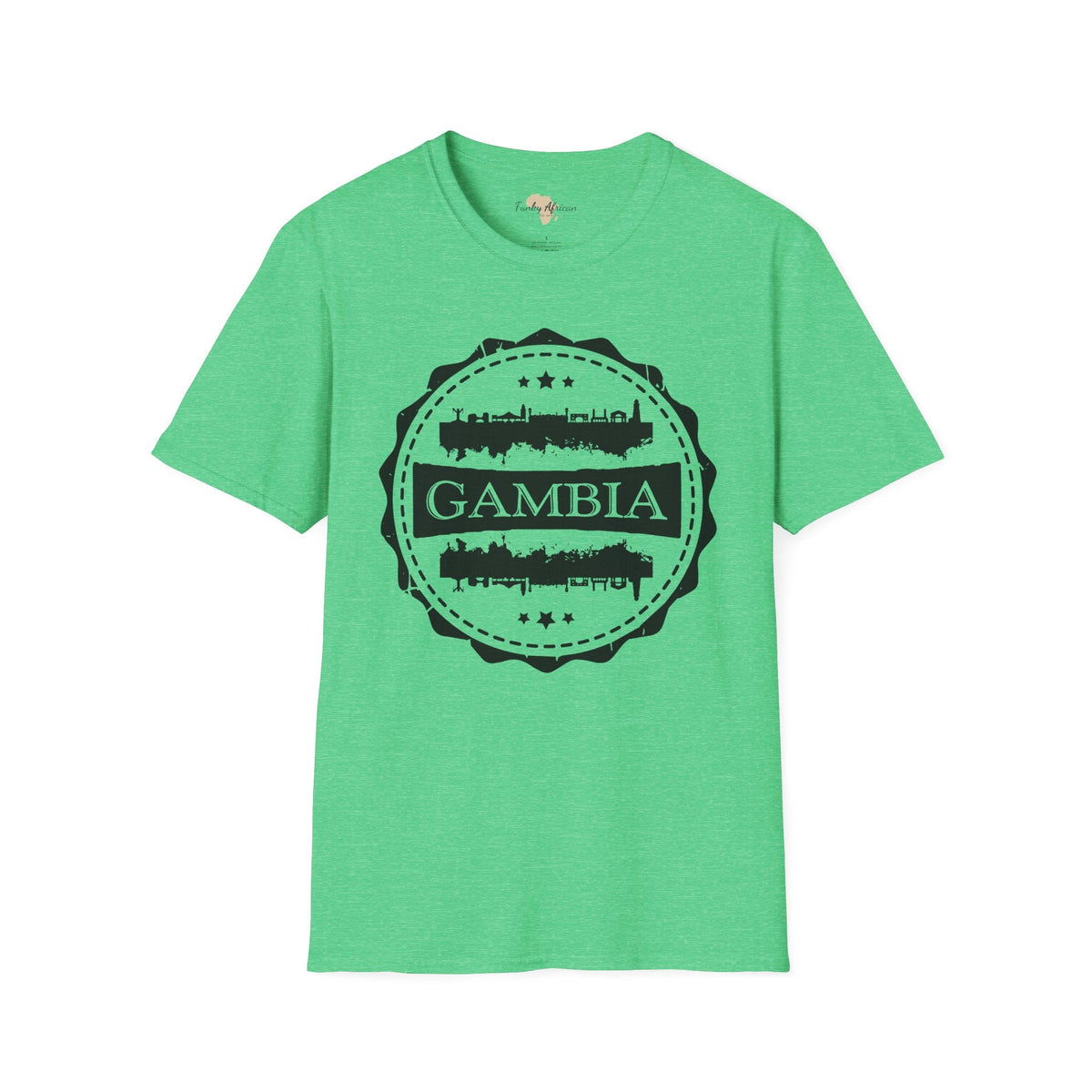 Gambia Stamp unisex tee Funky African