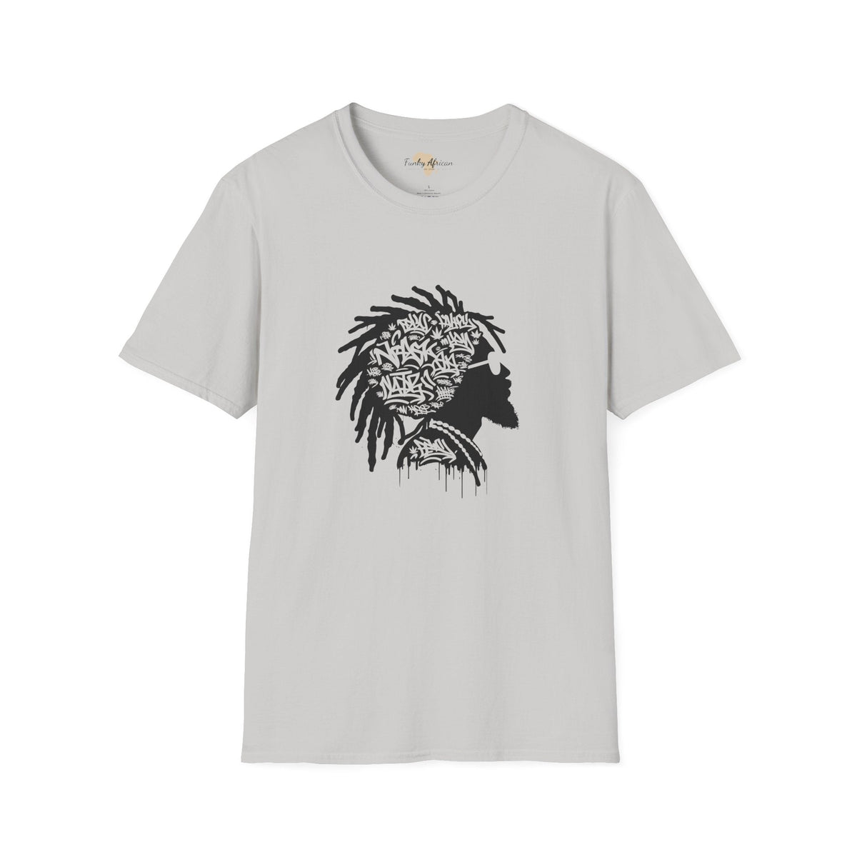 Funky graffiti unisex softstyle tee Funky African