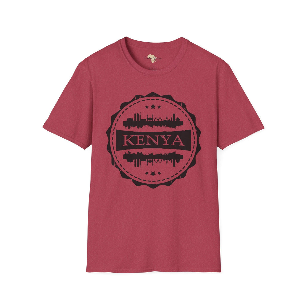 Kenya Stamp unisex tee Funky African