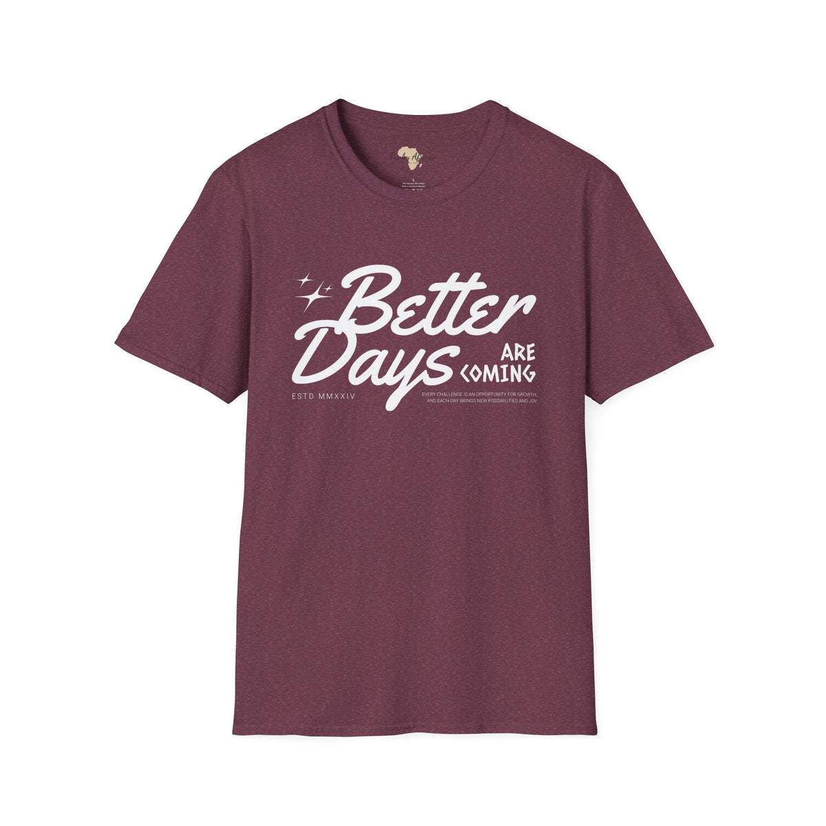 Better days unisex softstyle tee Funky African