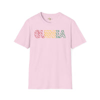 Guinea text unisex softstyle tee Funky African