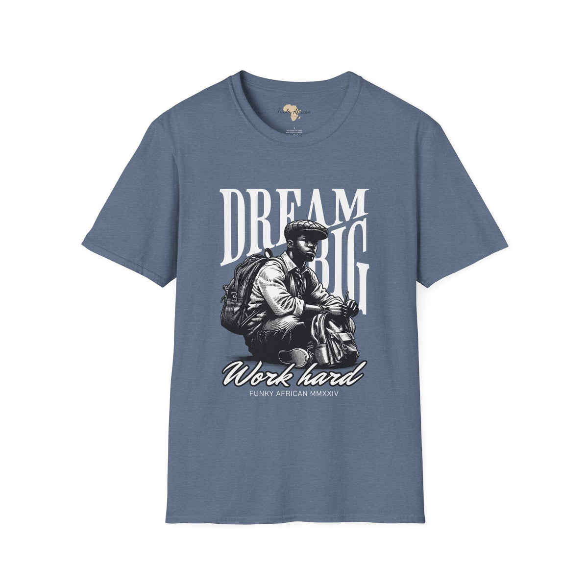 Dream big unisex softstyle tee Funky African