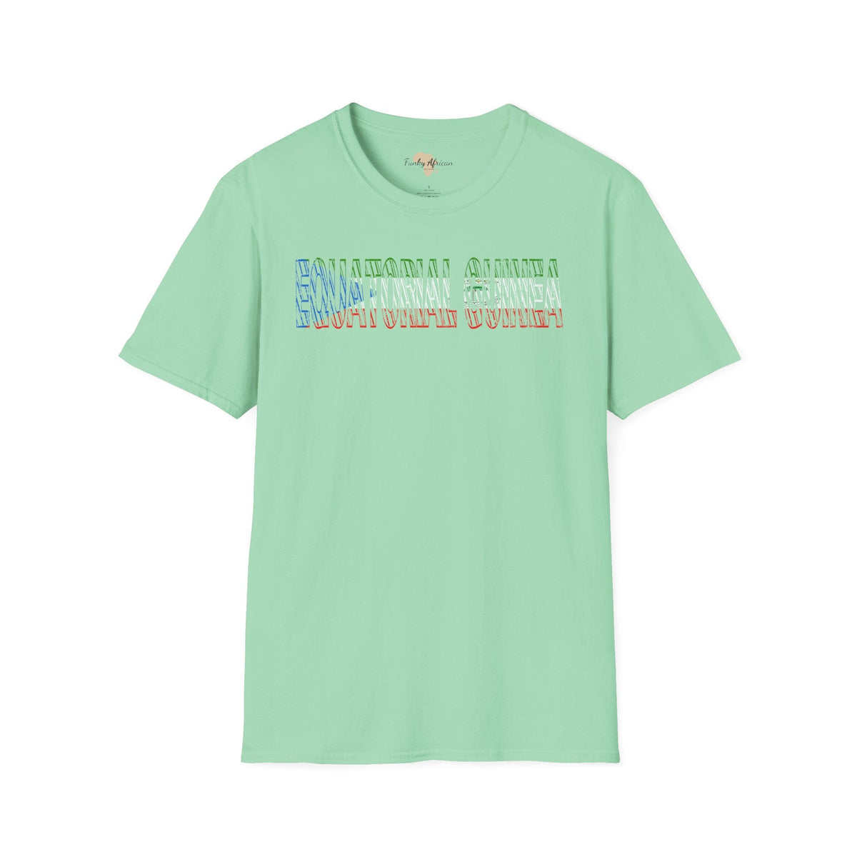Equatorial Guinea text unisex softstyle tee Funky African